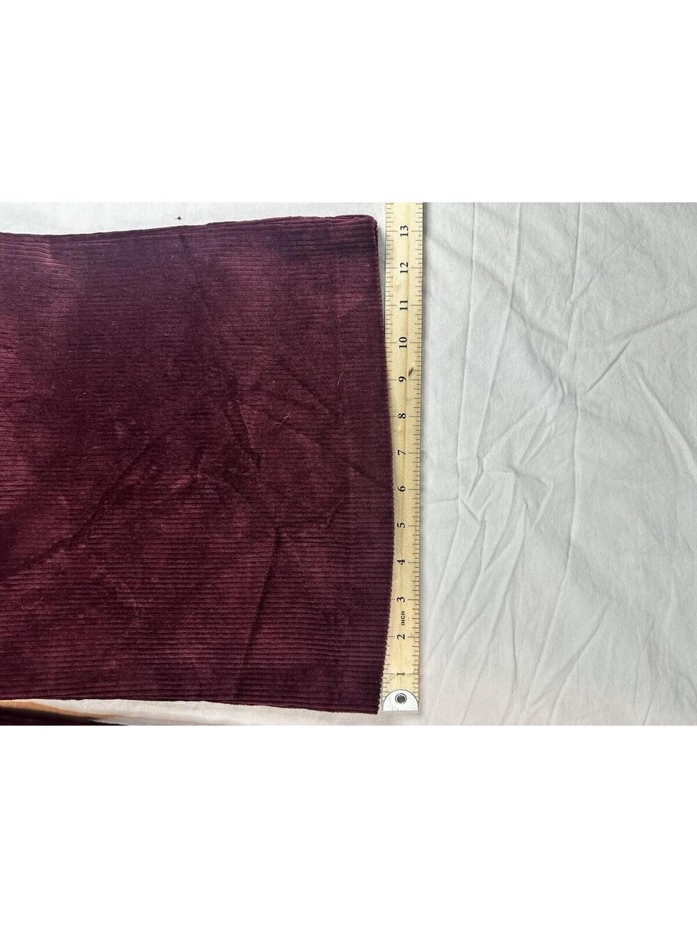 🍷 Vintage Corduroy Overalls Burgundy Wide Leg Jumpsuit S Xhilaration Wide-Leg - Picture 3 of 16